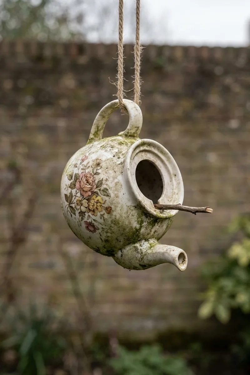 Teapot Birdhouses