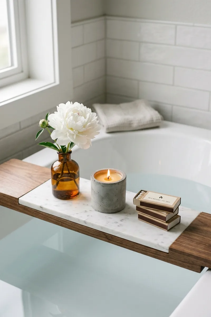 The Bath Tray Tablescape: A Vignette for You