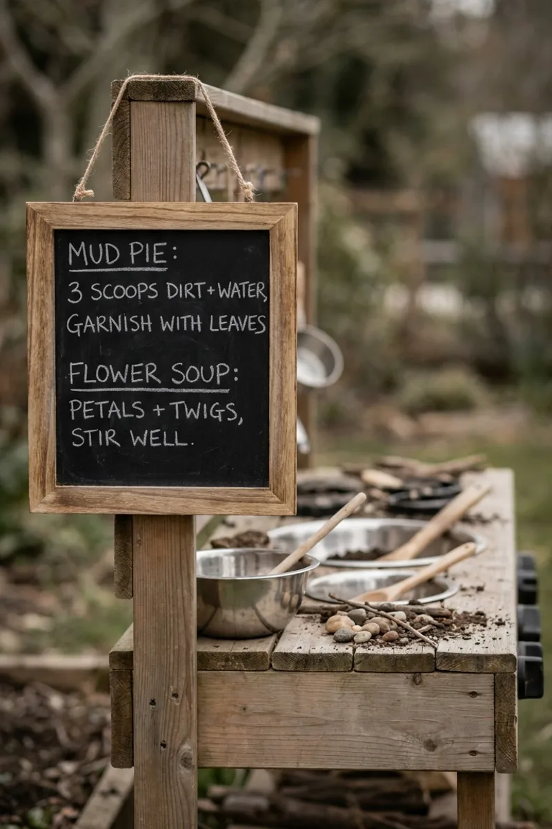 Chalkboards for Pretend Menus