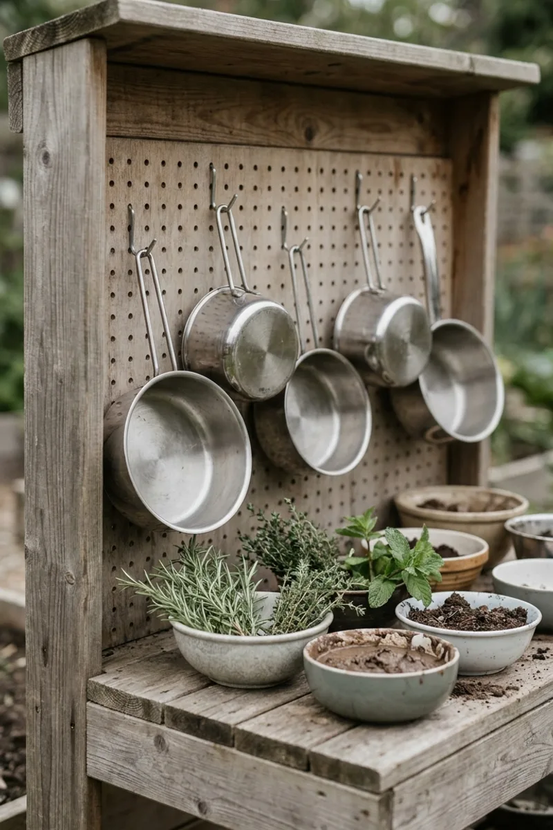 Mini Metal Pots and Pans