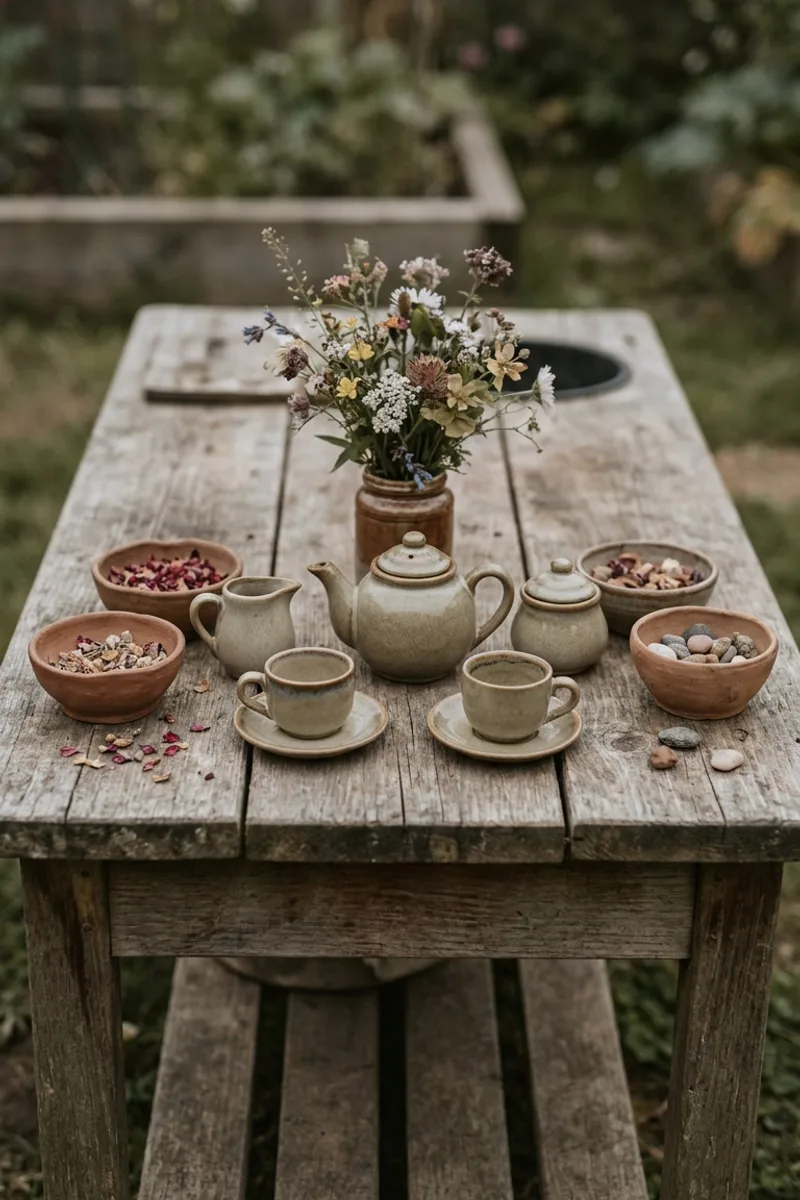 Vintage Tea Sets for Charming Play