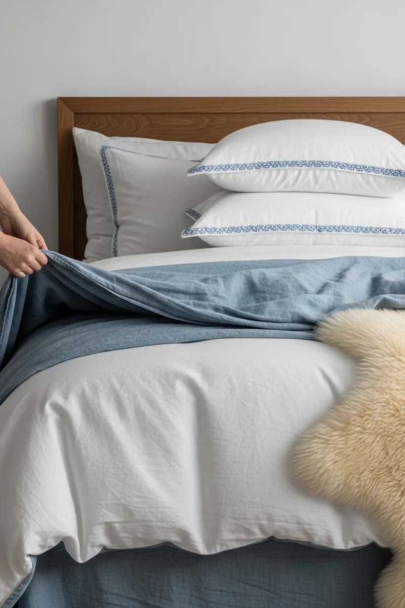 Cool Linen and Chambray Bedding
