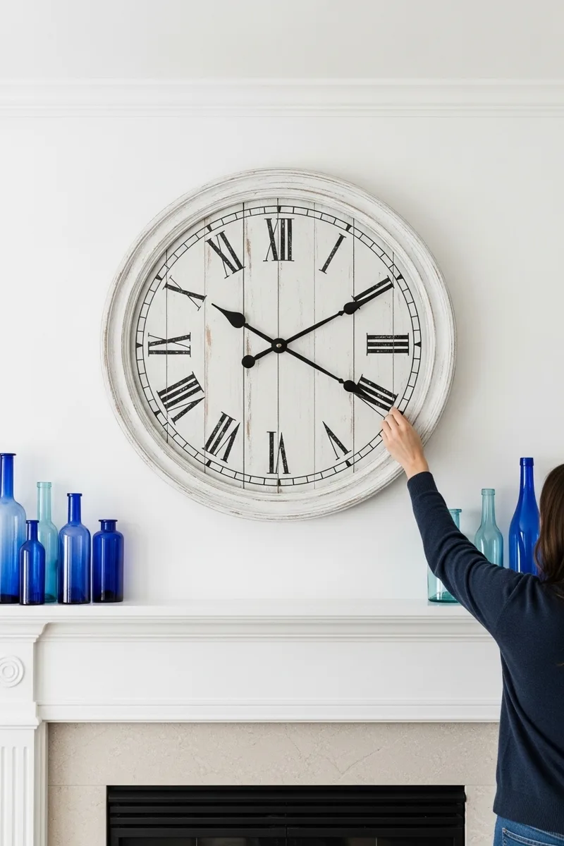 Oversized Clocks with Roman Numerals