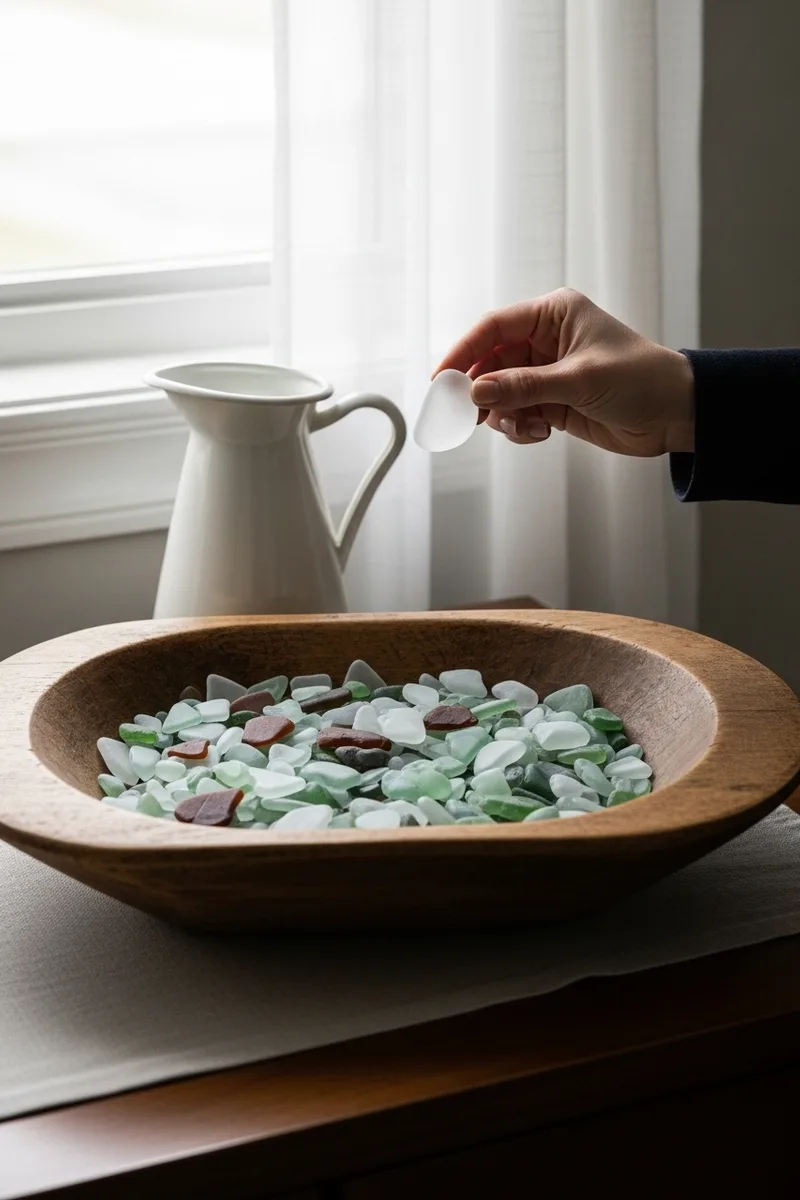 Sea Glass and Weathered Stoneware