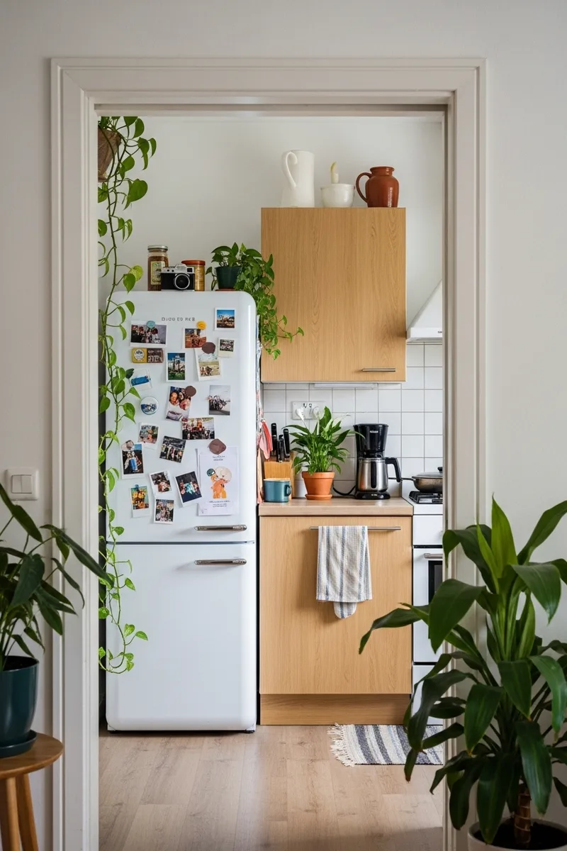 Coordinating Kitchen and Plant Decor
