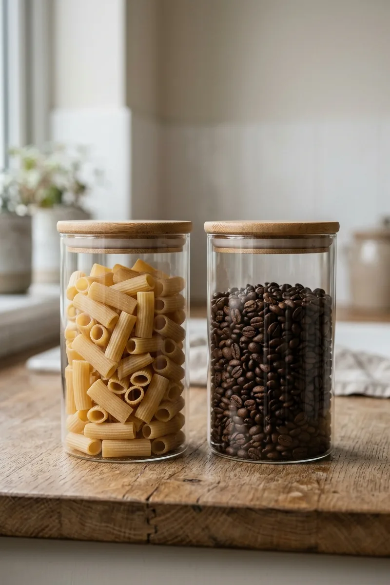 Clear Glass Storage