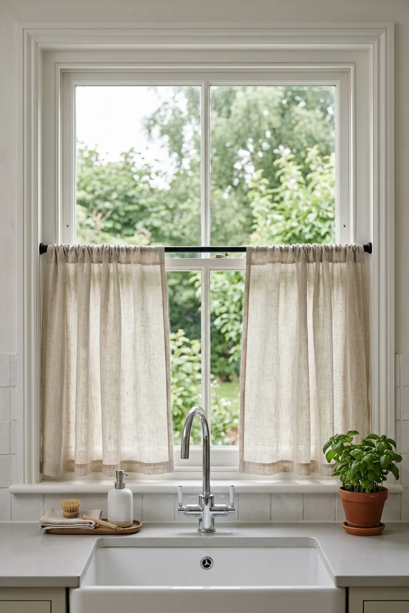 Sheer Café Curtains