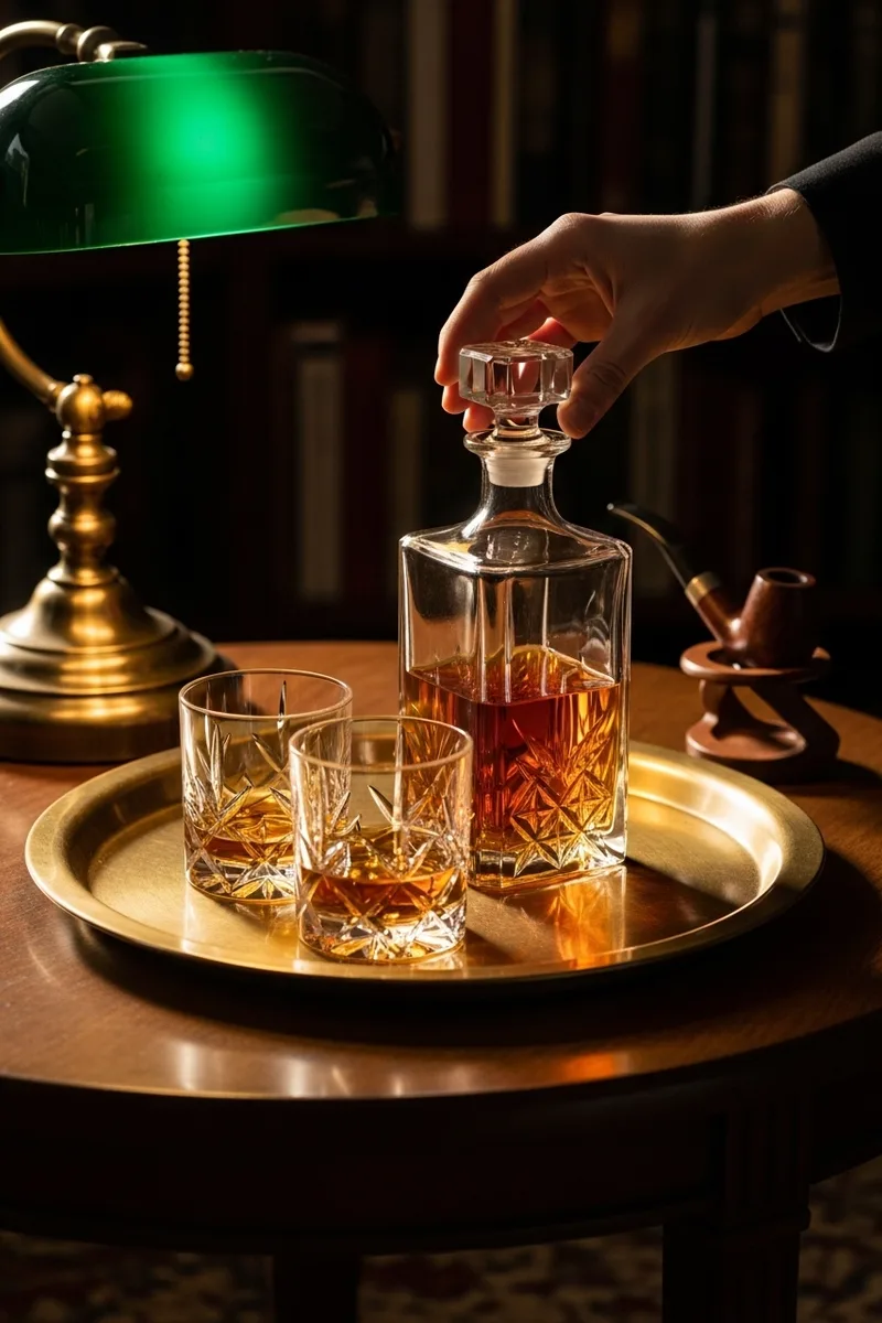 A Hidden Decanter Tray