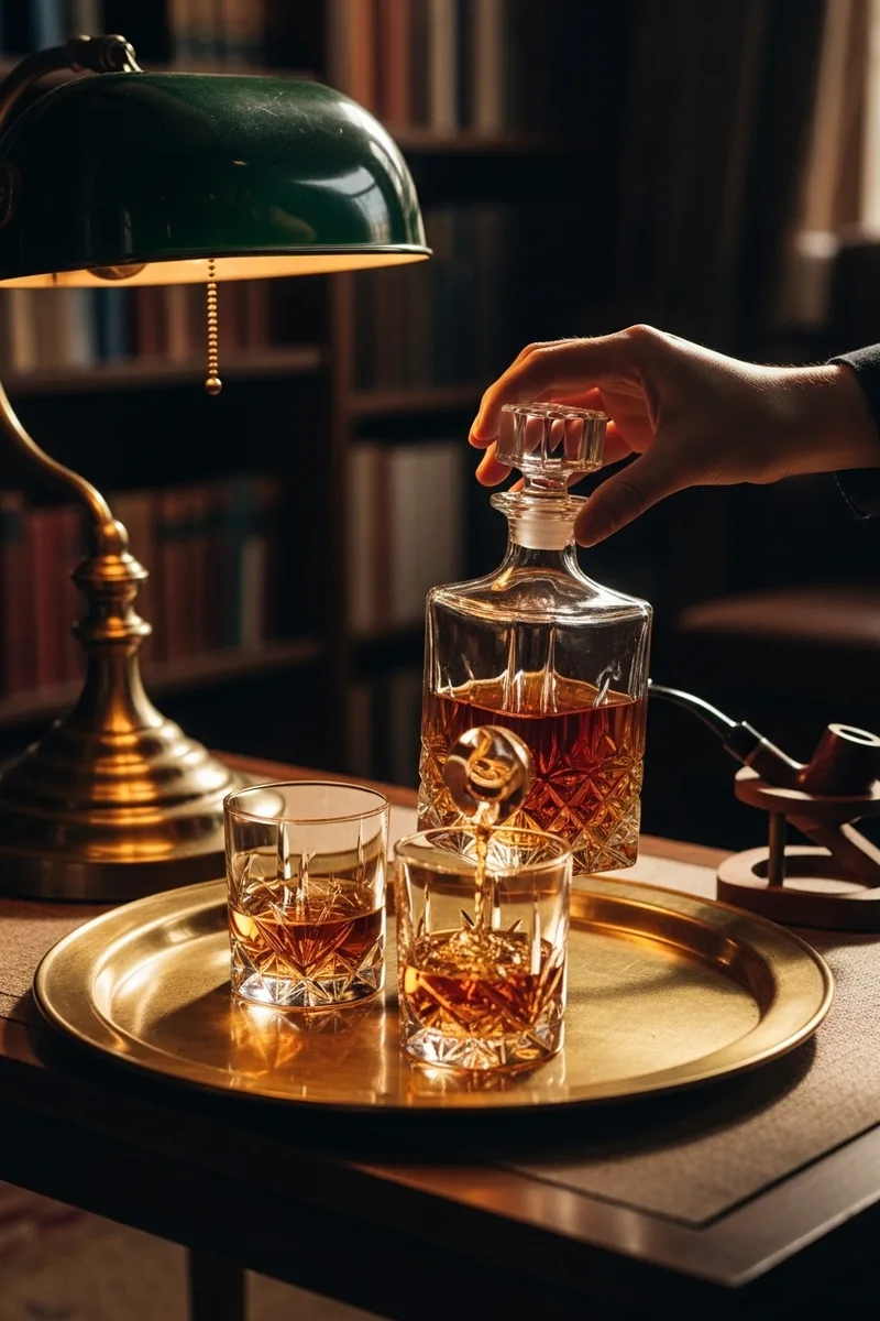 A Hidden Decanter Tray