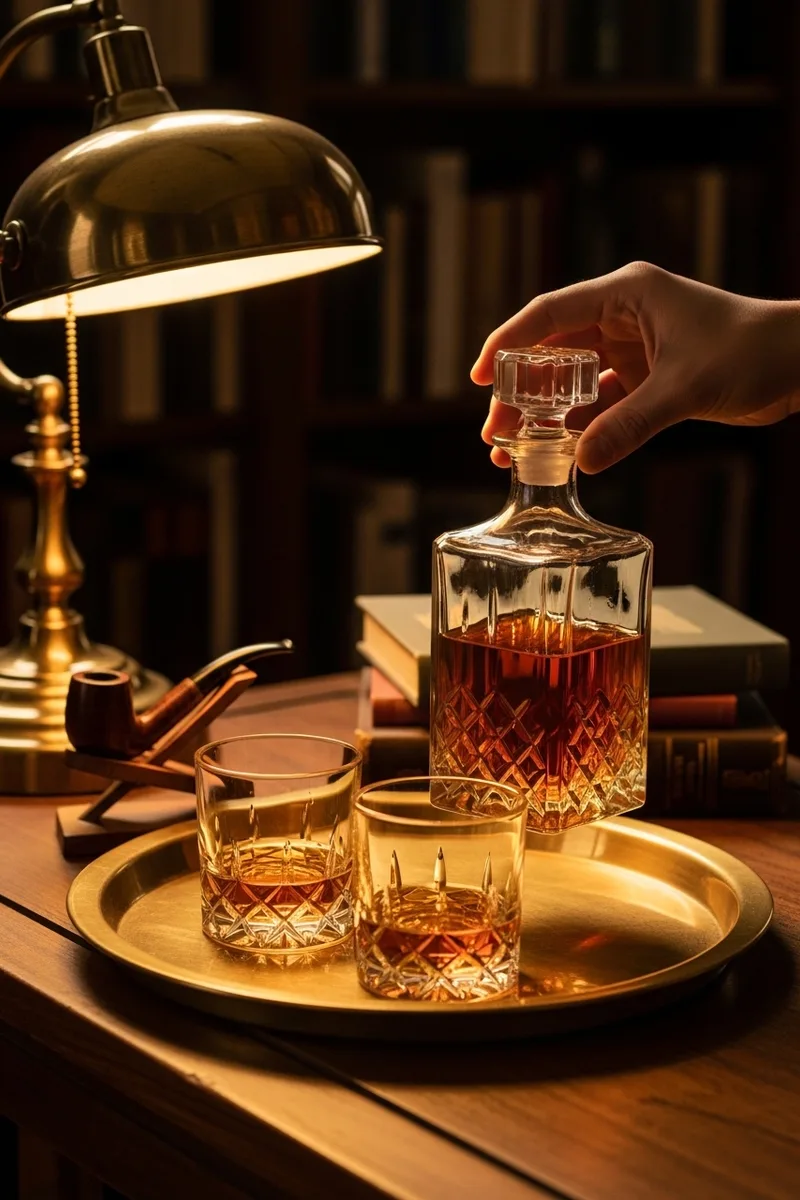 A Hidden Decanter Tray