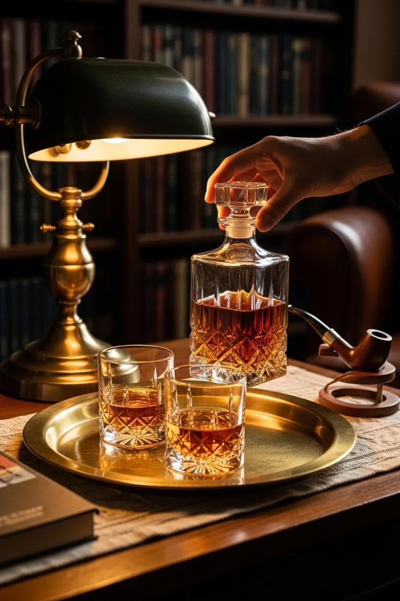 A Hidden Decanter Tray