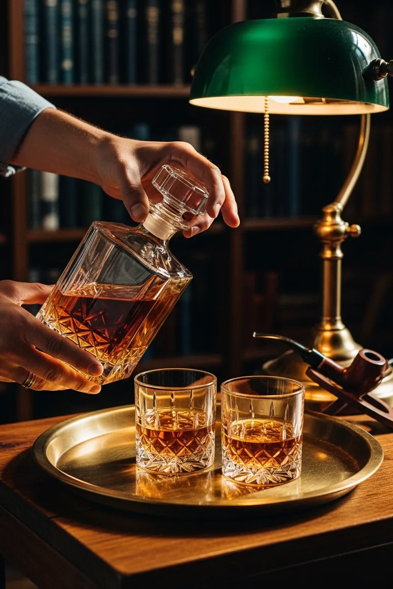 A Hidden Decanter Tray