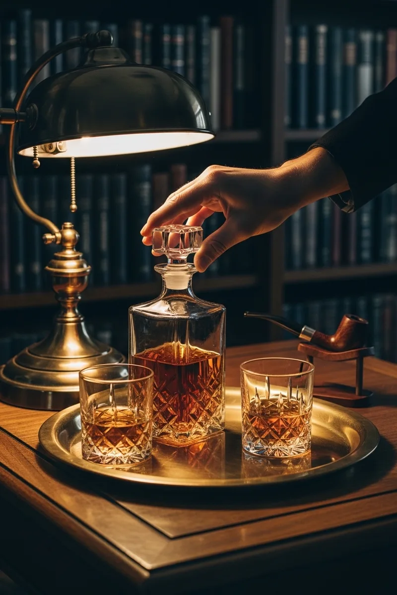 A Hidden Decanter Tray