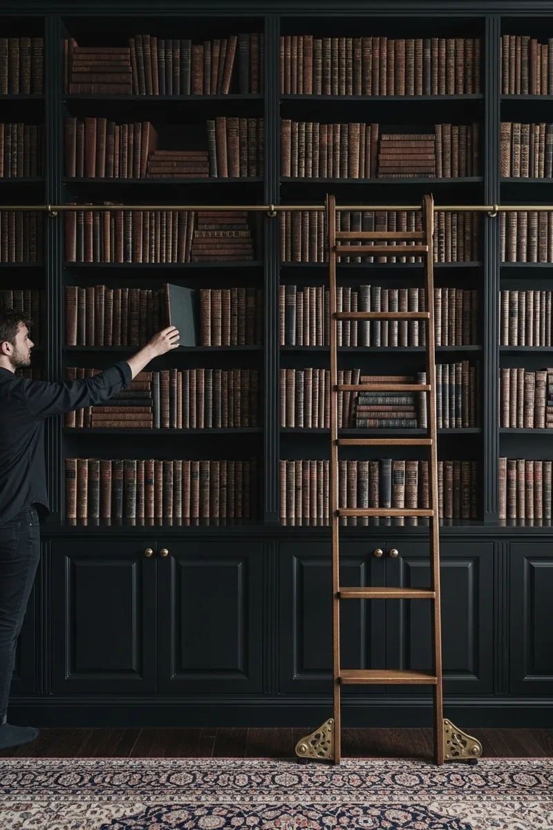 Floor-to-Ceiling Bookcases