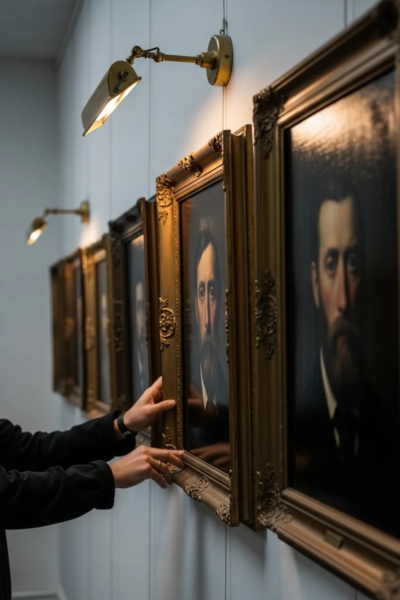 Gilt Frames and Dark Portraiture