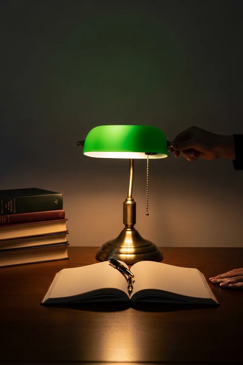 The Warmth of the Banker's Lamp