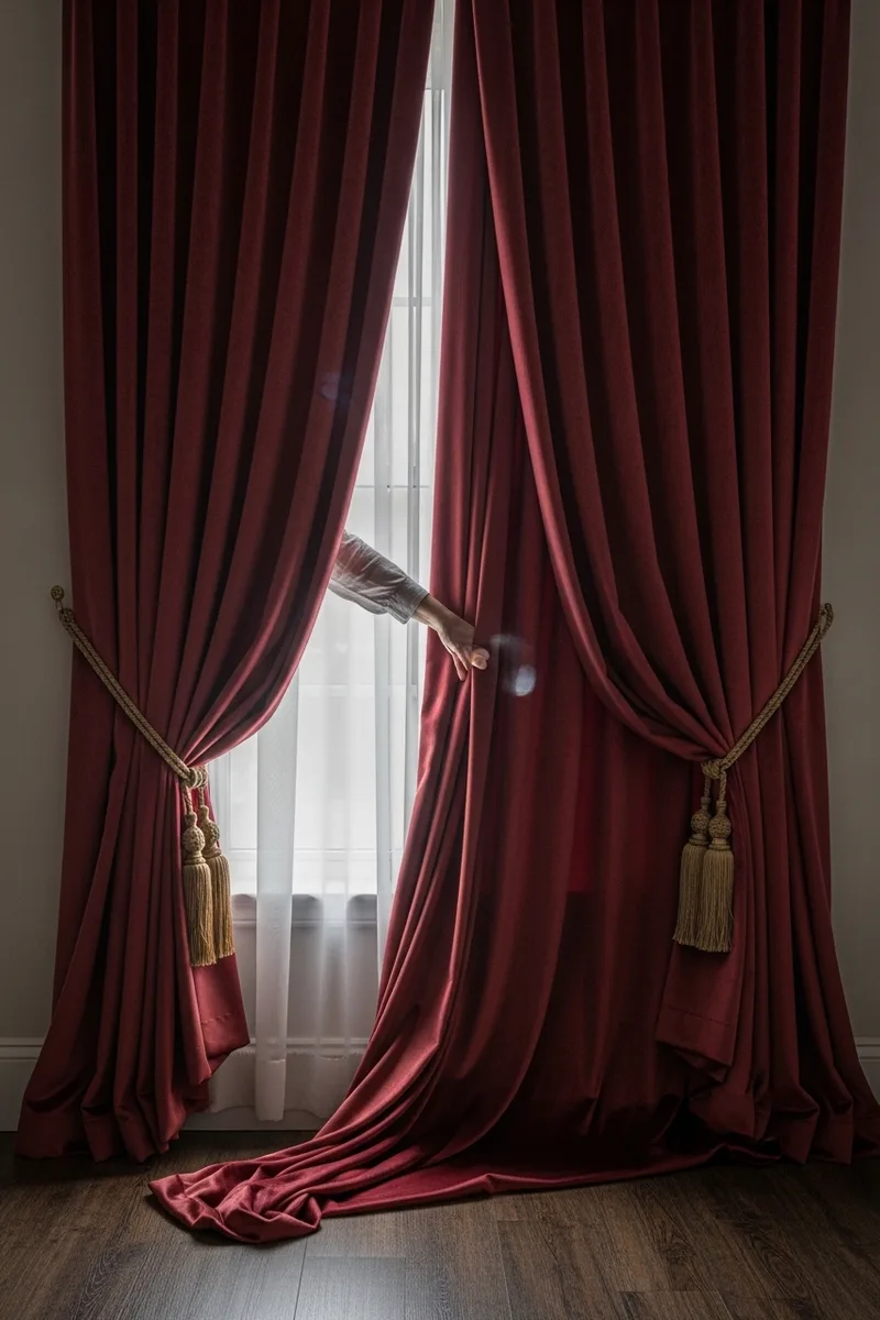 Velvet and Brocade Drapery