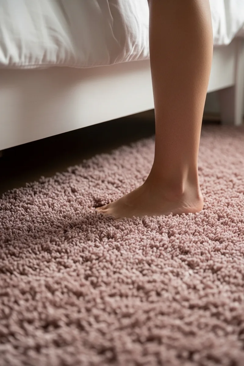 A Fluffy Pink Area Rug