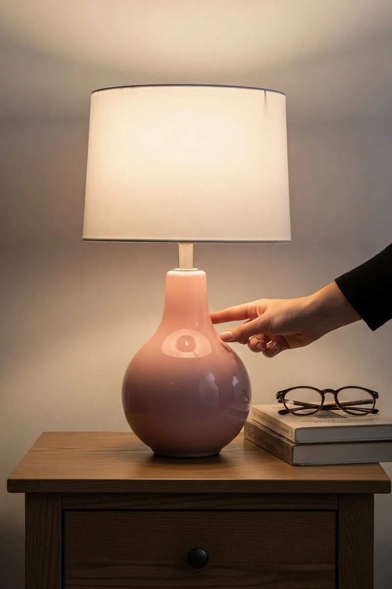 Pink Ceramic Table Lamps
