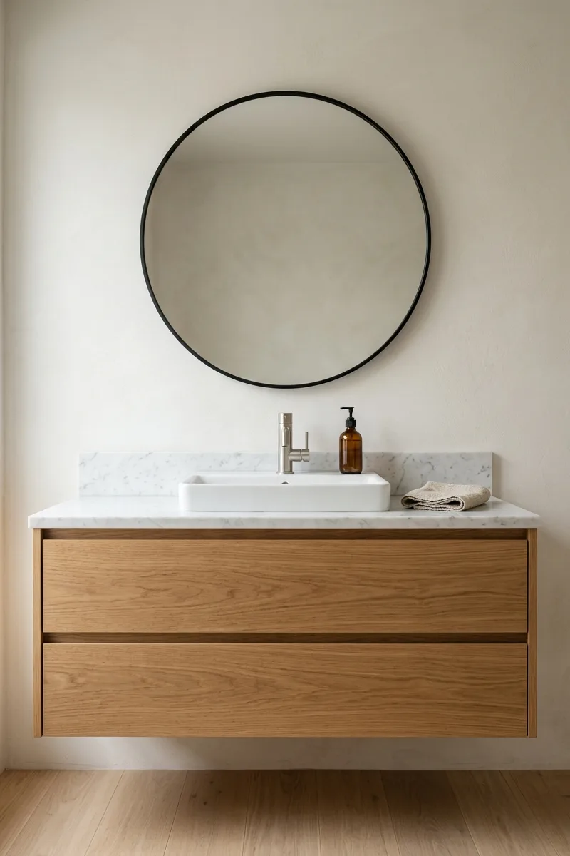 Floating Wooden Vanity