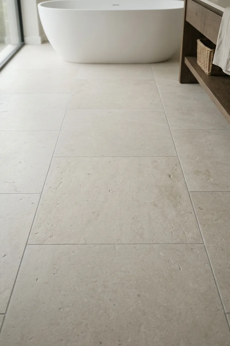 Large-Format Neutral Tiles
