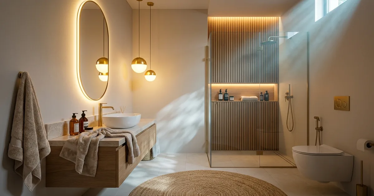 20 Luxurious Warm Bathroom Ideas for a Refined Space