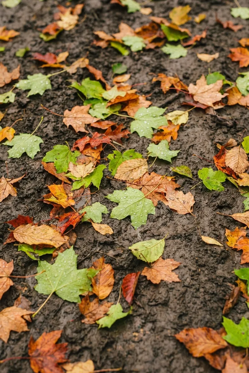 Fresh Foraged Leaves