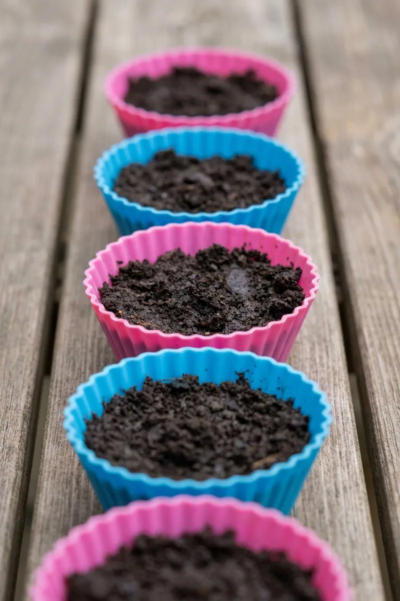 Colorful Silicone Cupcake Liners
