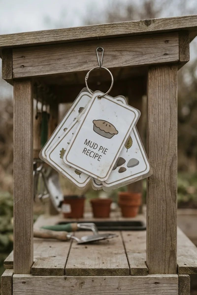 Specialized Mud Kitchen Recipe Cards