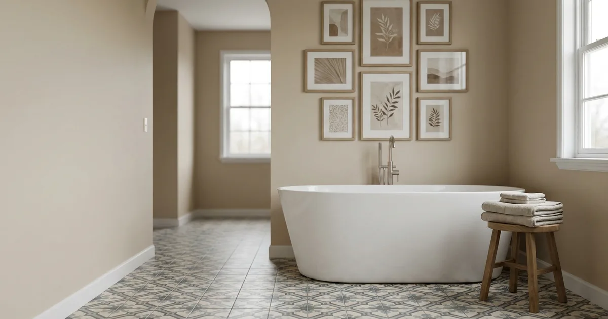 16 Neutral Maximalism: Bold Calm Bathrooms Taking Over Pinterest