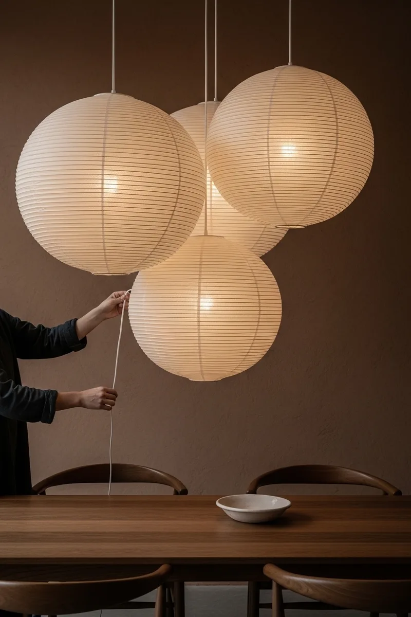 Handmade Paper Pendant Lights