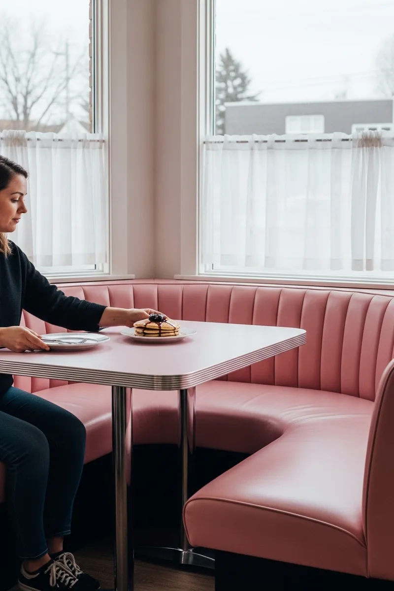 Curved Dinette Breakfast Nook