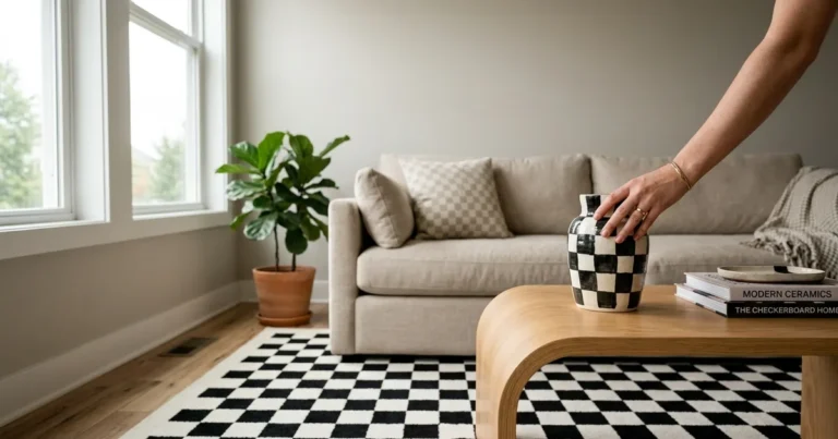 15 Playful Checkerboard Decor Pieces for a Trendy Update