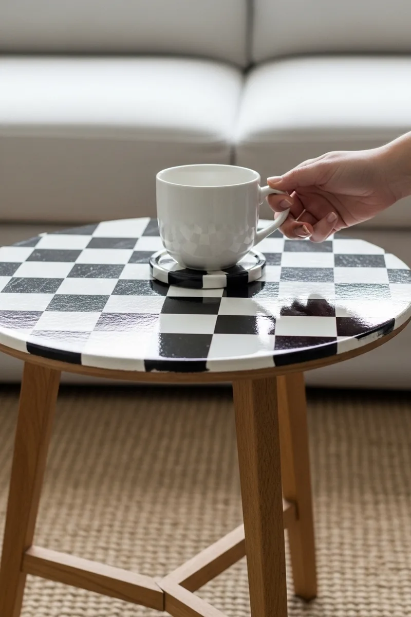 Painted Accent Table Tops