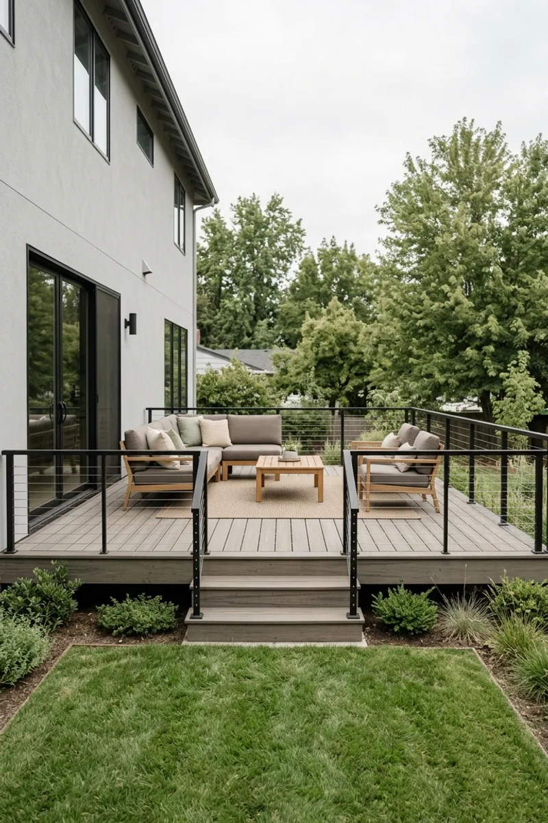 Elevated Wooden Decking Areas