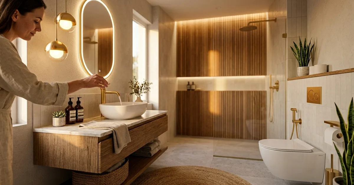 18 Refined Light Palette Bathroom Ideas for a Serene Spa Retreat
