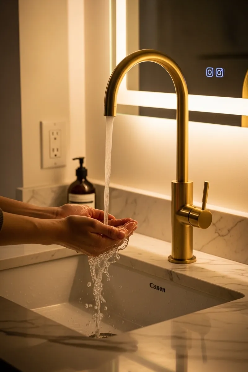 Arching Gooseneck Faucets