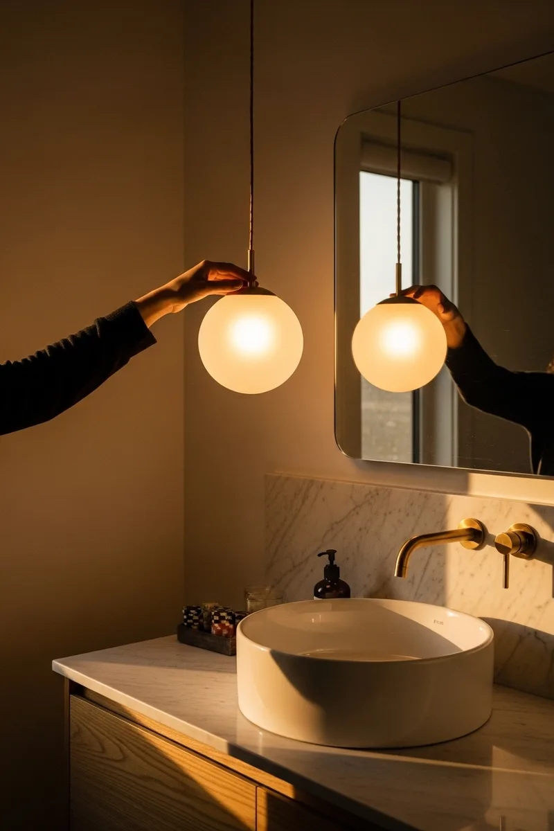 Suspended Globe Pendant Lights