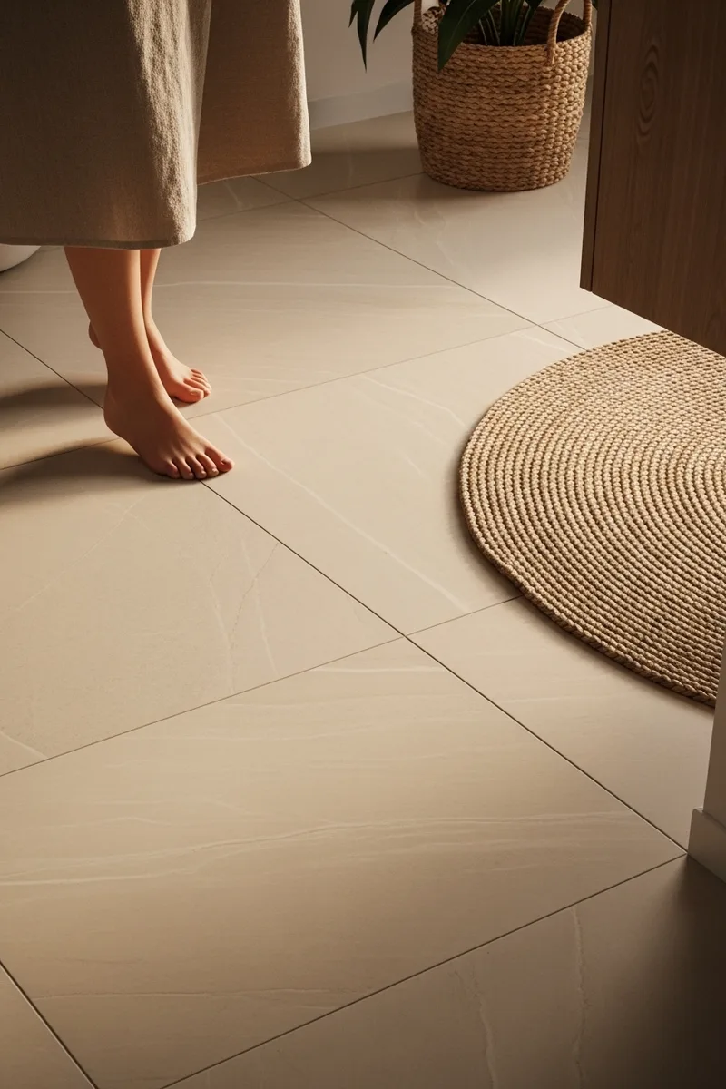 The Refined Light Tile Flooring
