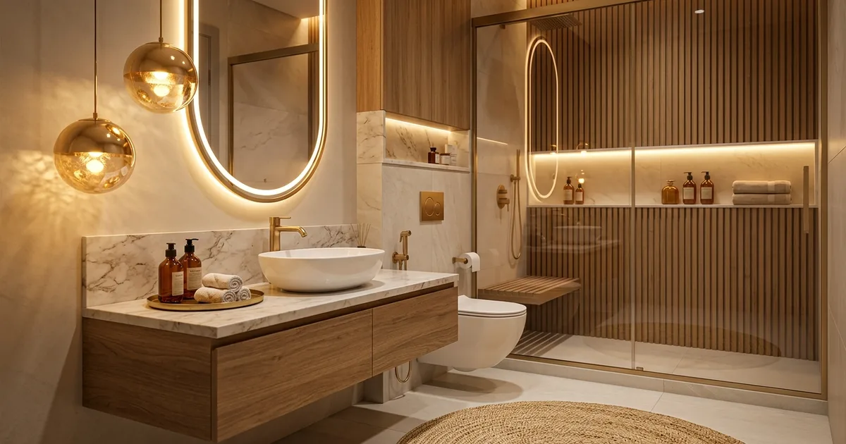15 Refined Light Palette Luxury Bathroom Ideas