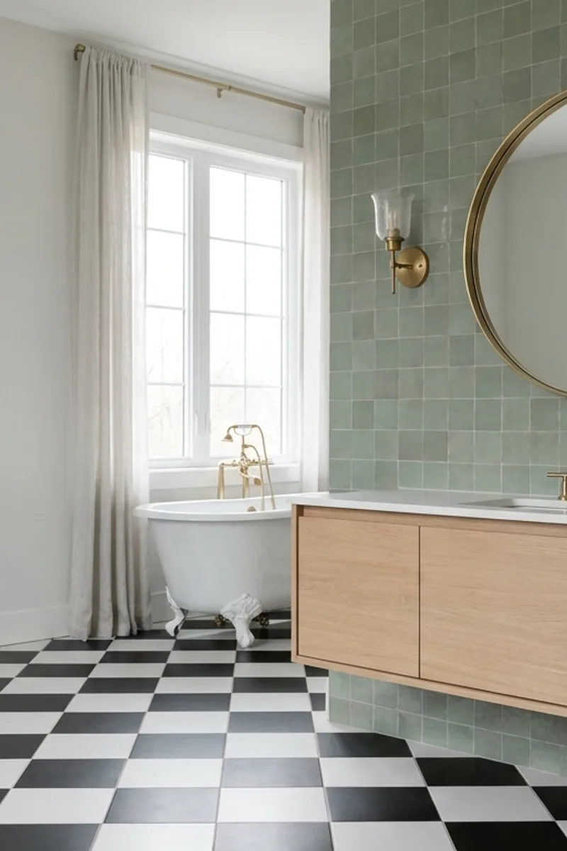 Backlit Mirrors Meet Accent Lamps