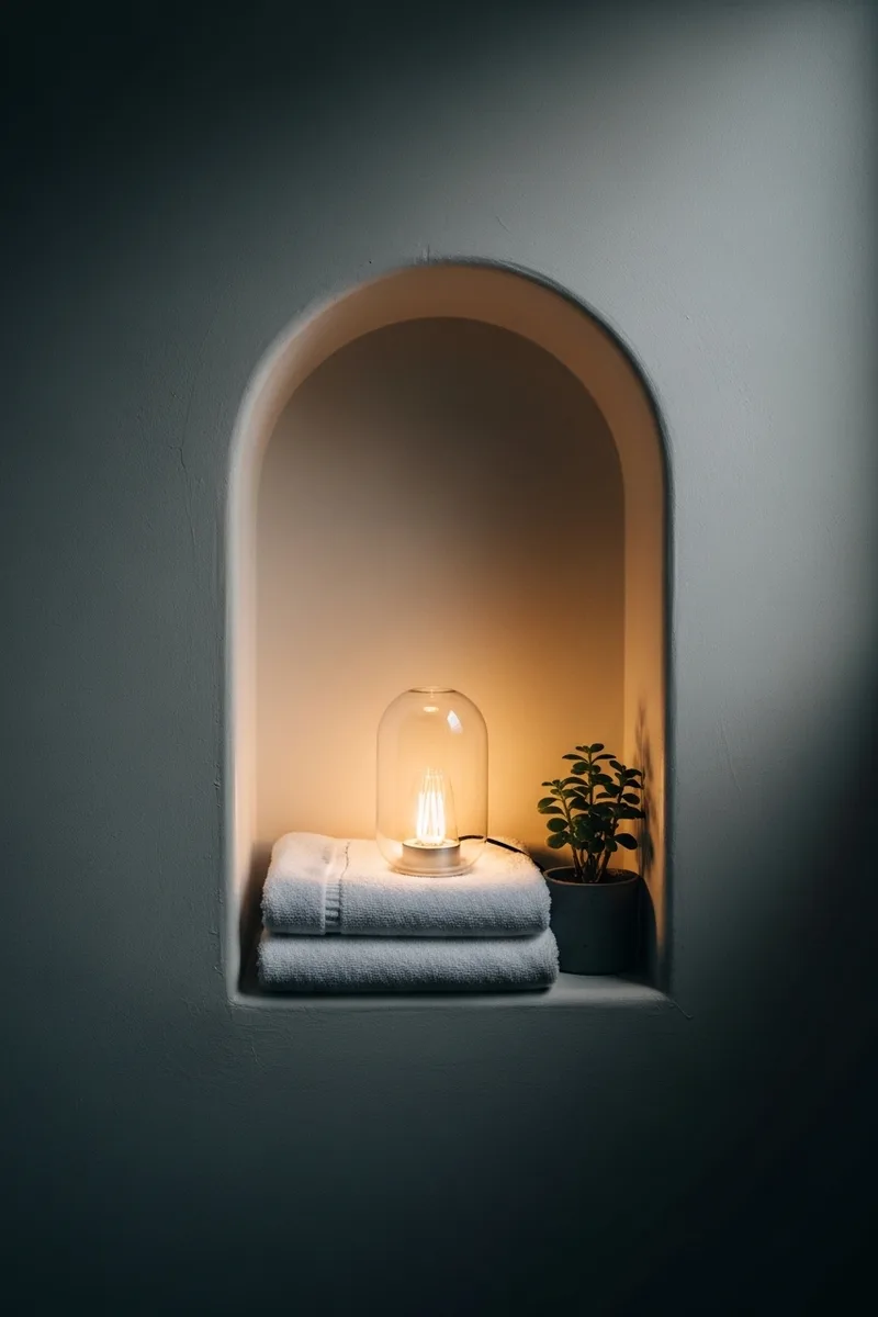 Creative Niche Lighting with Lamps