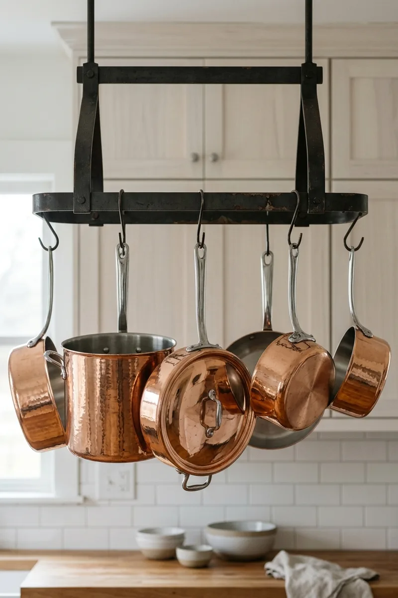 Hanging Copper Cookware