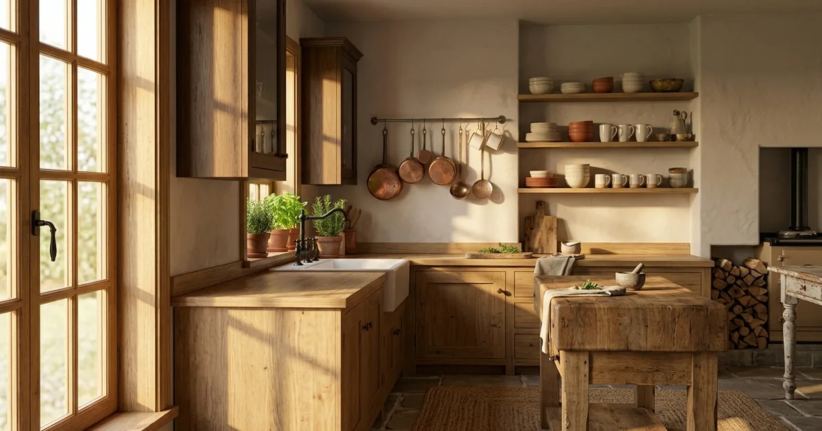 21 Stunning Rustic Kitchen Ideas with Warm Wooden Cabinets