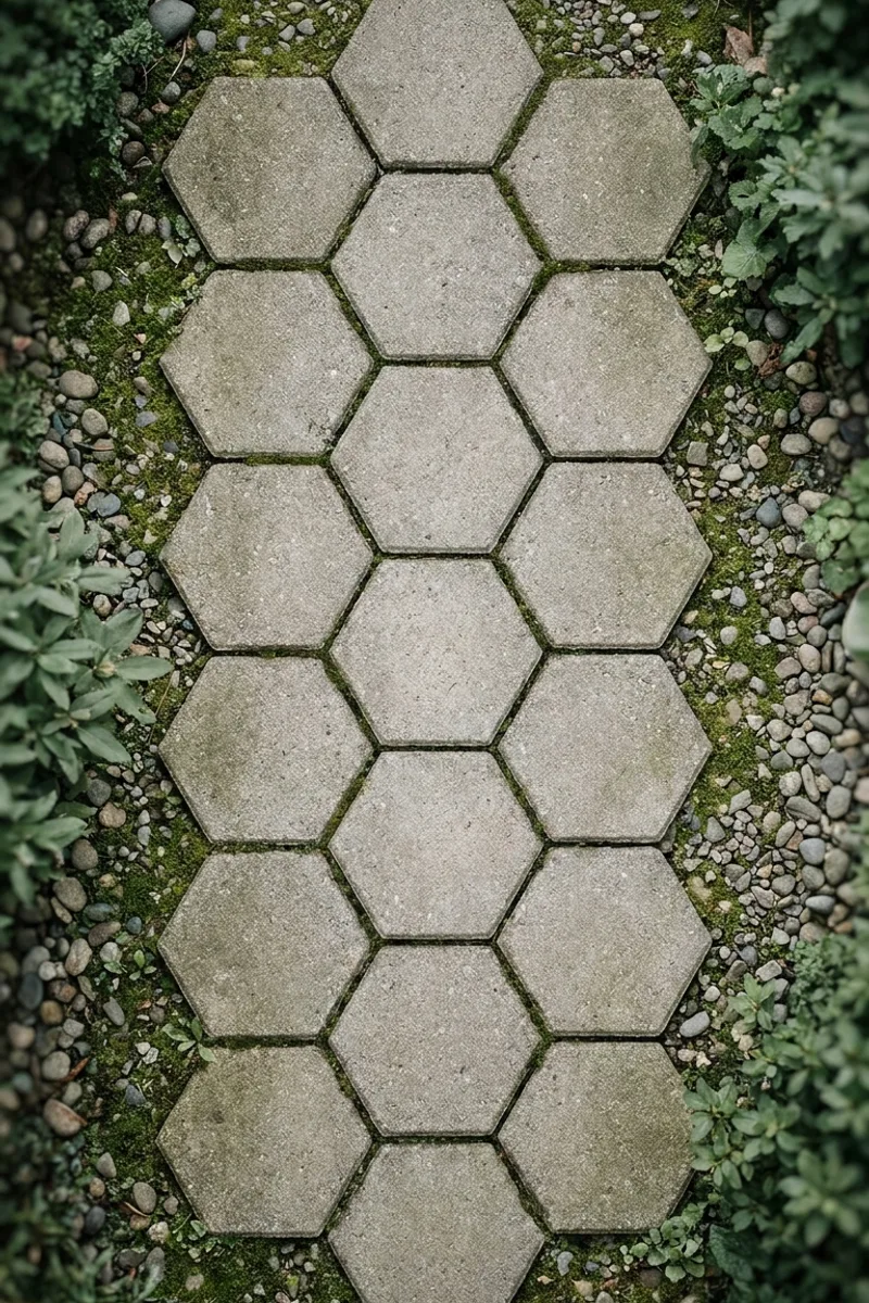 Geometric Paver Layouts