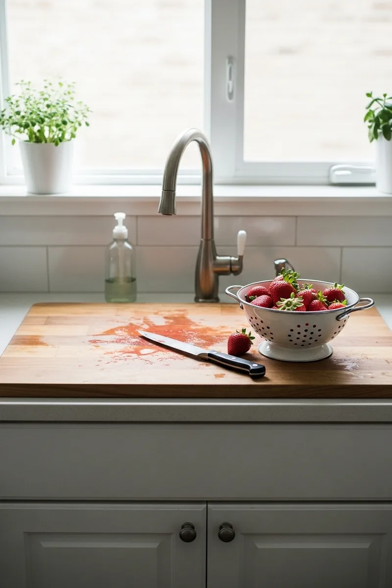 Sink-Over Chopping Board
