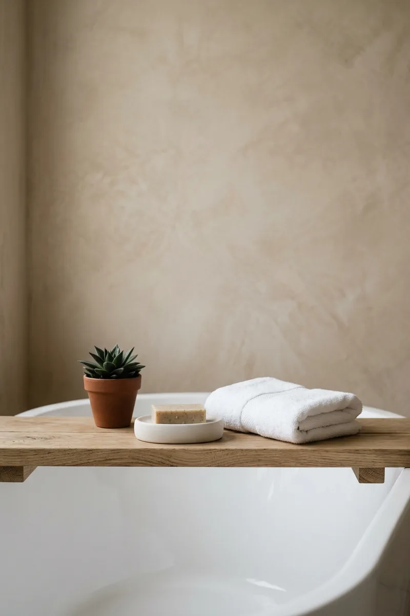 Embrace warm beige wall treatments