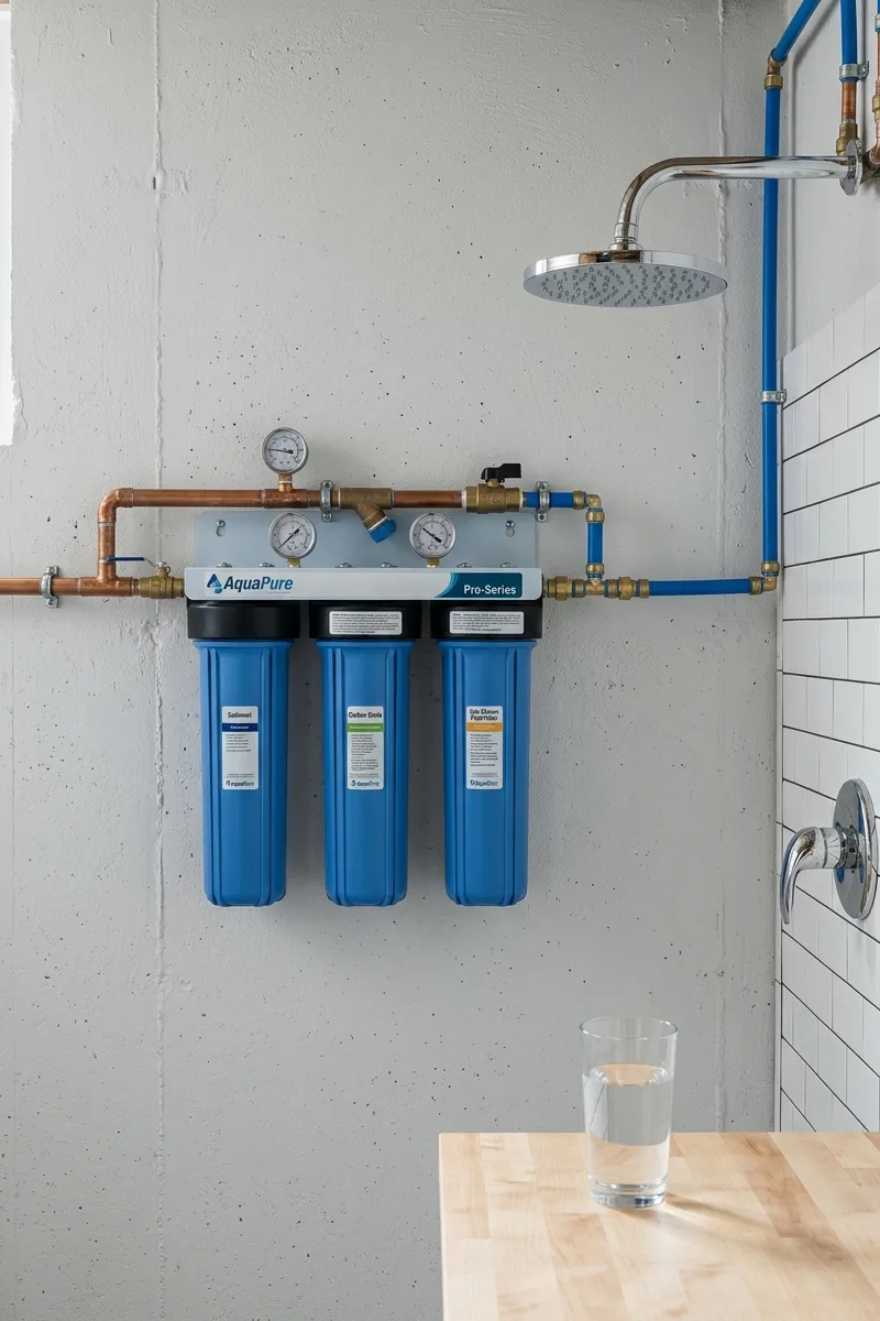 Use a water filtration system