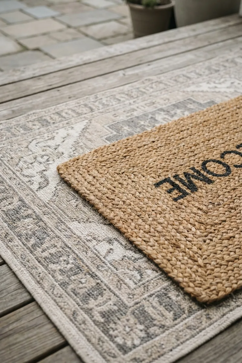 Layered Welcome Mats