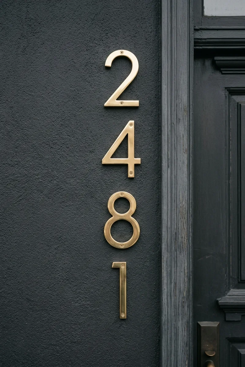 Modern Brass Numbers
